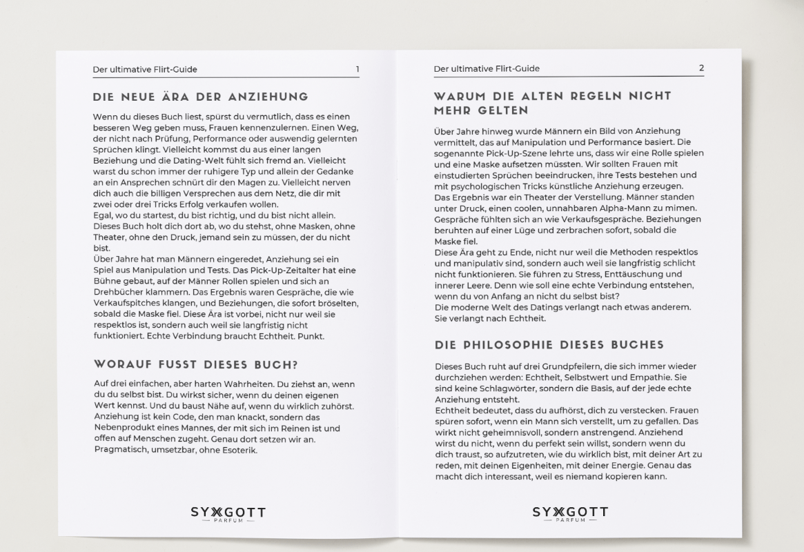 Syxgott Flirt Guide als E - Book - Syxgott